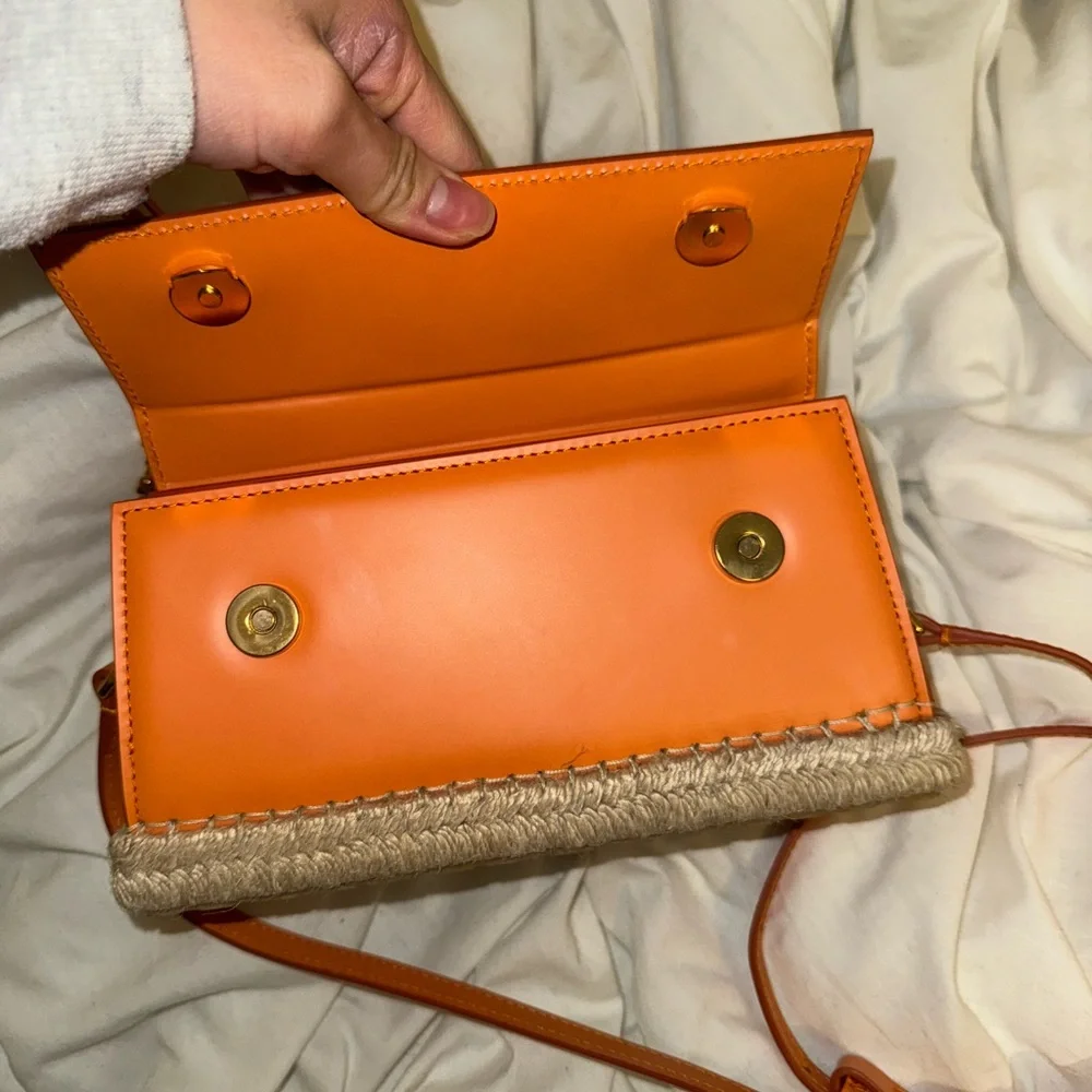 Jacquemus Orange Le Chiquito Long Cordao Bag - Picture 8 of 16